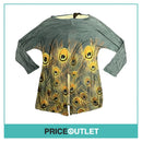 Giambattista Valli - Teal Peacock Feather Jumper - Size 42 - BRAND NEW WITH TAGS