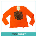 Comme des Garçons Jingle Flowers - Womens Orange Knit Jumper - Size M - BRAND NEW WITH TAGS