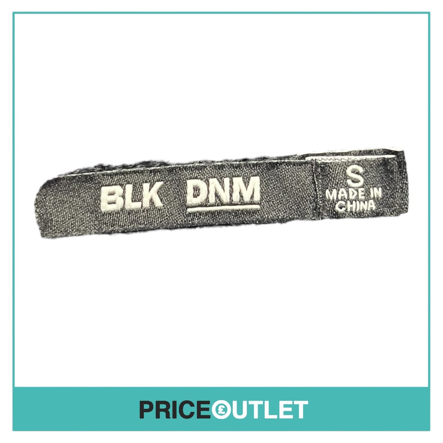 BLK DNM - Black Long Jumper with Lace Up Front - Size S - BRAND NEW