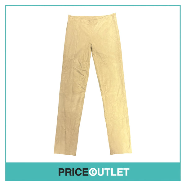 Yves Saint Laurent - Light Grey Suede Trousers - Size 38 - BRAND NEW WITH TAGS