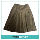 Barbara Tfank - Black Pleat Skirt with Yoke - Size 8 - BRAND NEW WITH TAGS