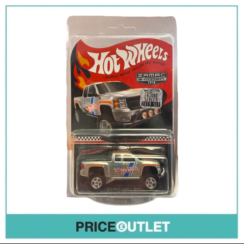 Hot Wheels - Chevy Silverado Off Road 2019 Zamac Edition (Silver)