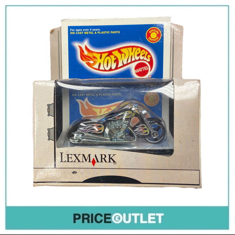 Hot Wheels - Lexmark Scorchin' Scooter (Black) - Damaged Box