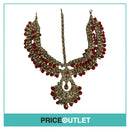 Dhiral's Creations -  Gold and Red Headpiece - BRAND NEW IN BAG