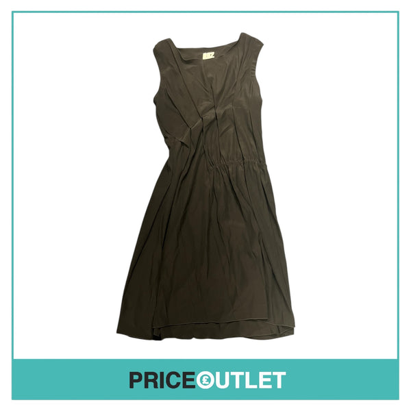 Lutz - Black Dress with Pleated Detail - Size 38 - BRAND NEW WITH TAGS