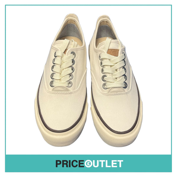 Seavees - Womens White Twill Shoes - Size 6.5 - BRAND NEW WITH TAGS