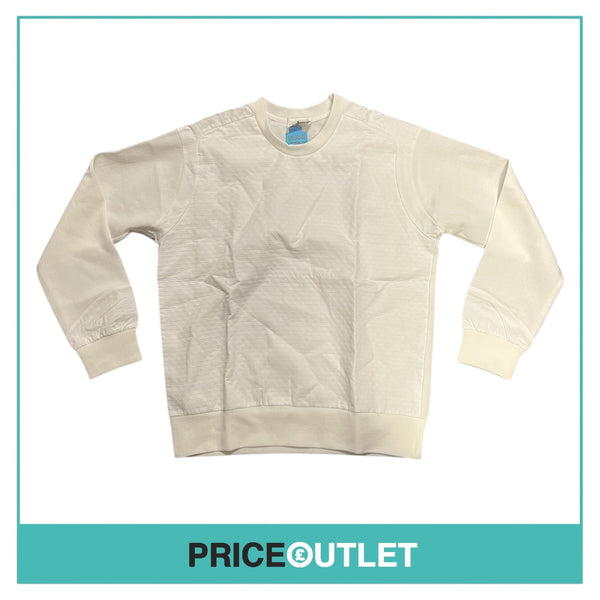 Lou Dalton - White Sweatshirt - Size S - BRAND NEW WITH TAGS