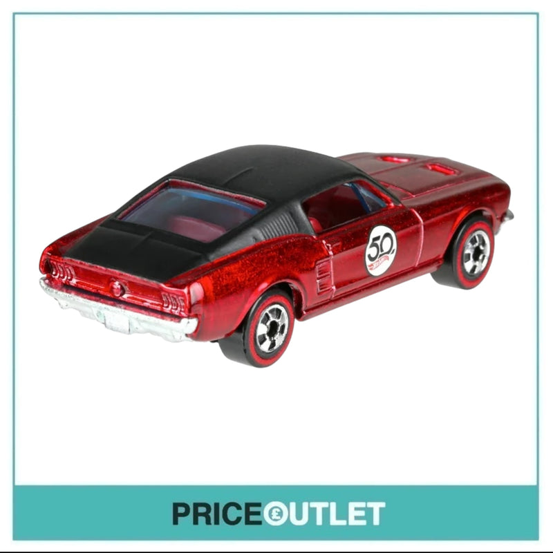 Hot Wheels - 50th Anniversary Custom '67 Mustang (Red) - Damaged Box