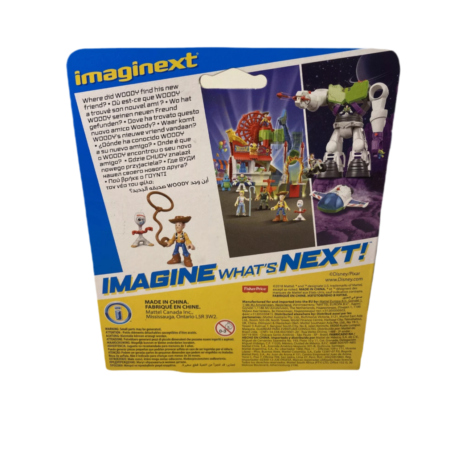 Imaginext Toy Story 4 - Forky and Woody Figures