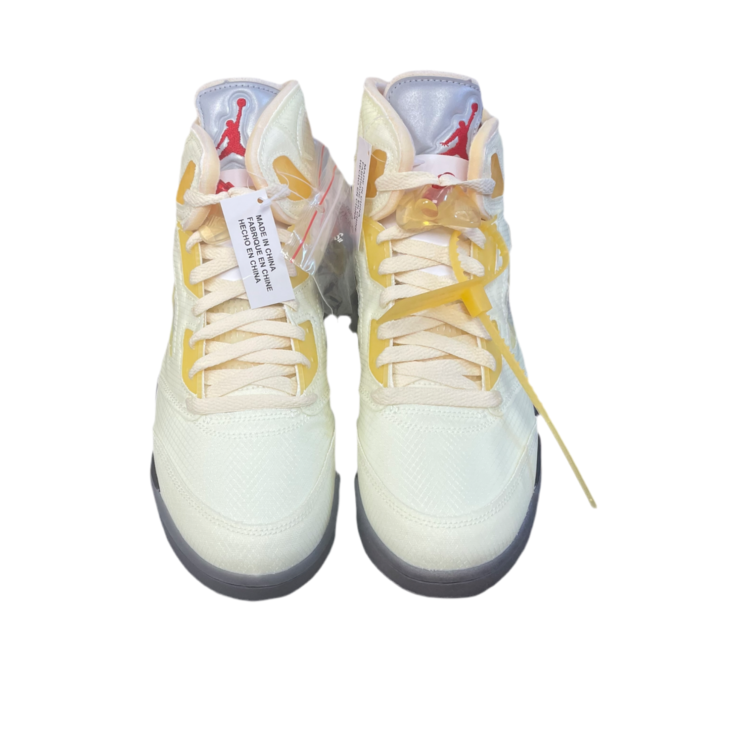Nike - Air Jordan 5 X OFF-WHITE ‘Sail’ - UK 9.5
