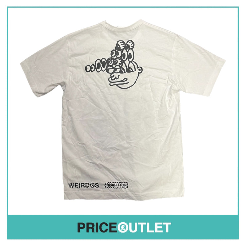 Dover Street Market - Weirdos by Noah Lyon White T-Shirt - Size M - BRAND NEW