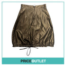 J.W.Anderson - Black Leather Drawstring Hem Mini Skirt - Size 6 - BRAND NEW WITH TAGS