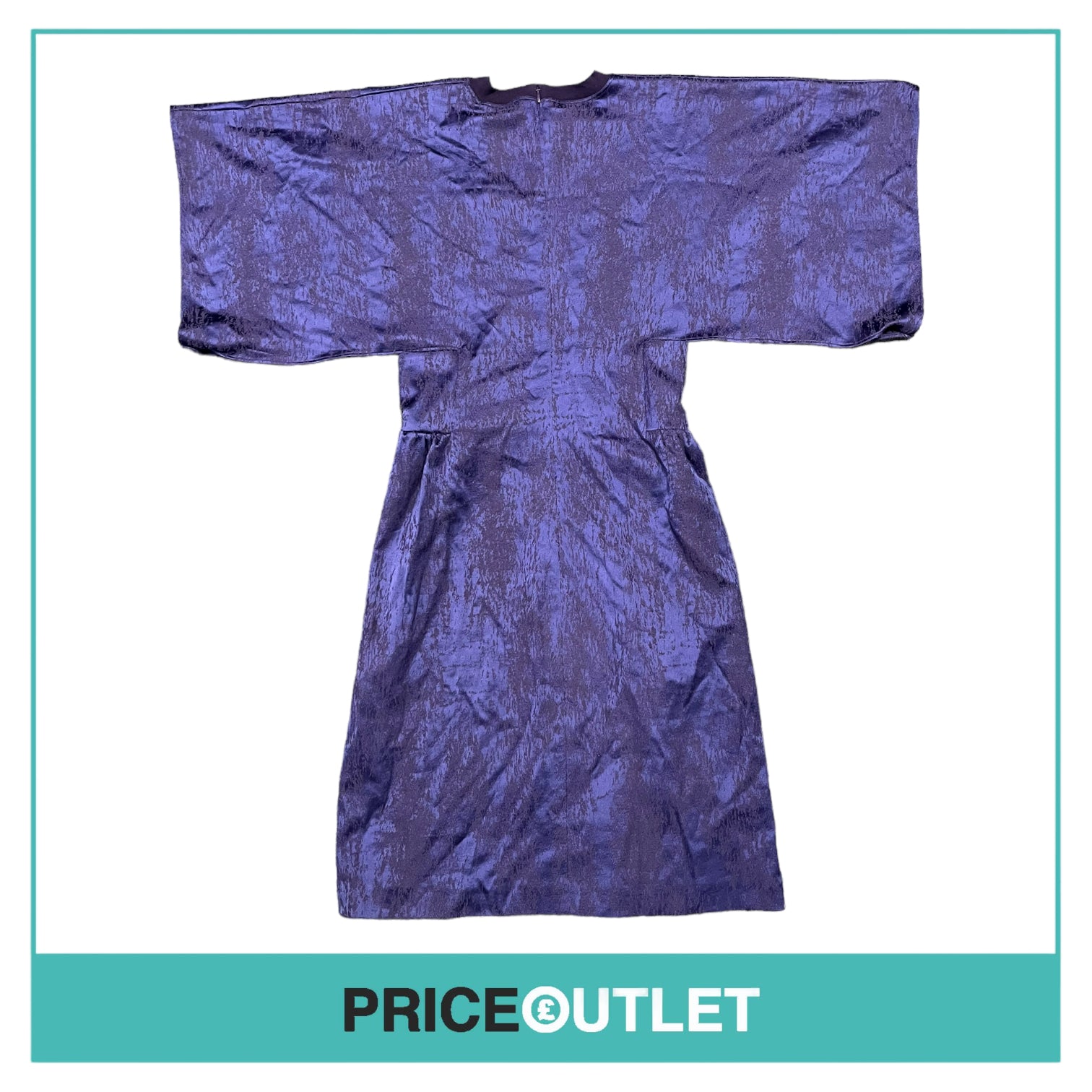 Damir Doma - Blue Textured Dress with Cut Outs - Size 38 - BRAND NEW WITH TAGS