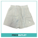 Monnalisa - Childrens Blue and White Striped Shorts - Size 8 - BRAND NEW WITH TAGS
