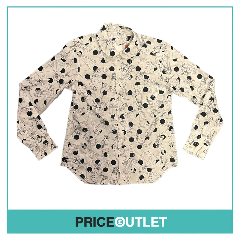 Comme des Garçons - Disneys Frozen Womens White Shirt - Size M - BRAND NEW WITH TAGS