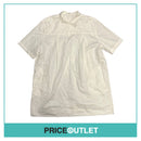 Yang Li - White Oversized Open Back Shirt - Size 38 - BRAND NEW WITH TAGS