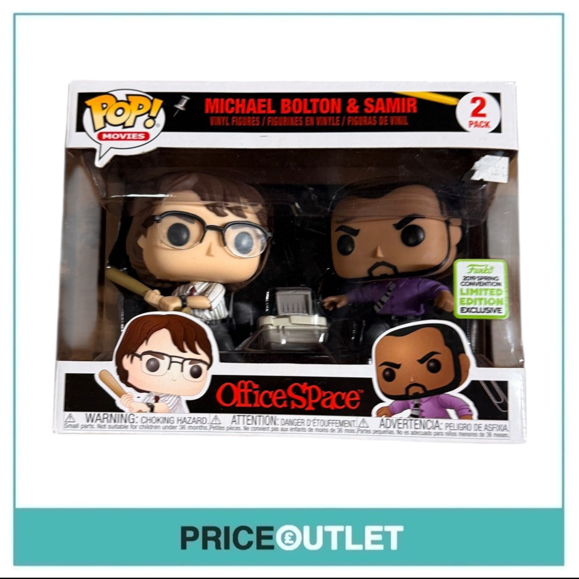 Funko - Office Space - Michael Bolton & Samir 2 Pack (Damaged)