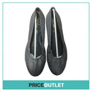 Maloles Paris - Silver Polka Dot Elastic Ballet Flats - Size T38 - BRAND NEW WITH TAGS