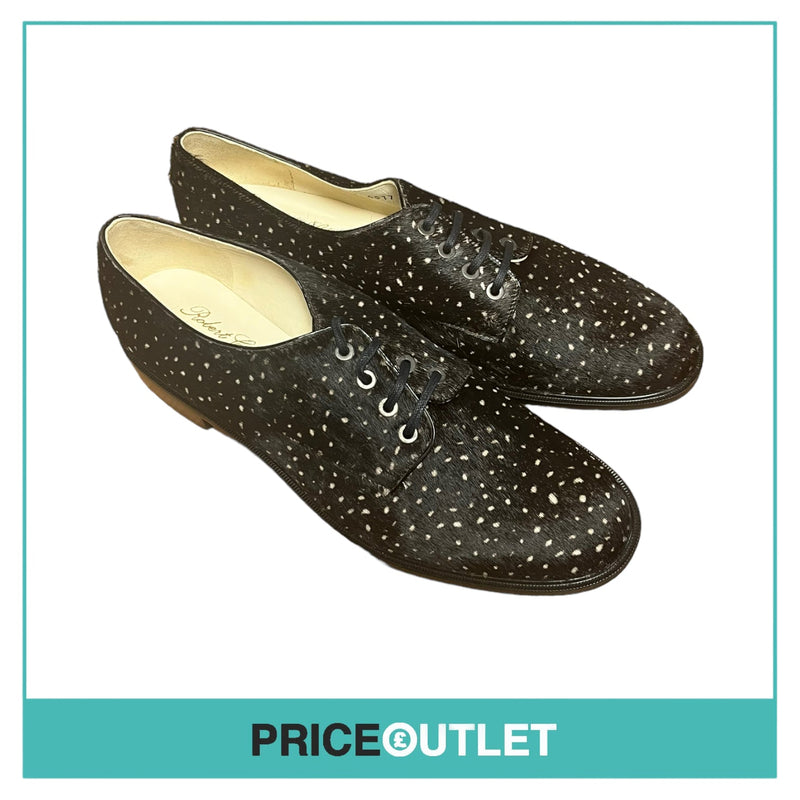 Robert Clergerie - Black Spotty Shoes - Size 37 - BRAND NEW WITH TAGS
