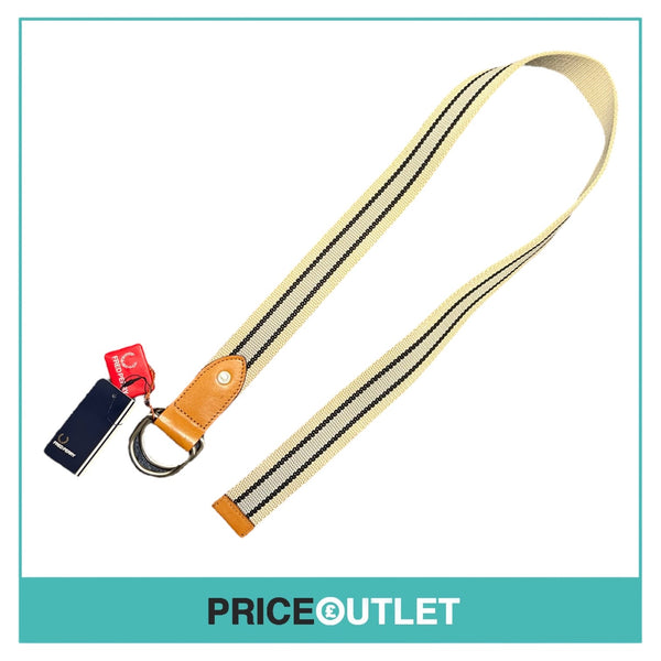 Fred Perry - Grey Woven Belt - BRAND NEW WITH TAGS