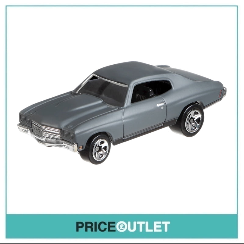 Hot Wheels Fast & Furious - '70 Chevelle SS (Dark Grey) - Damaged Box