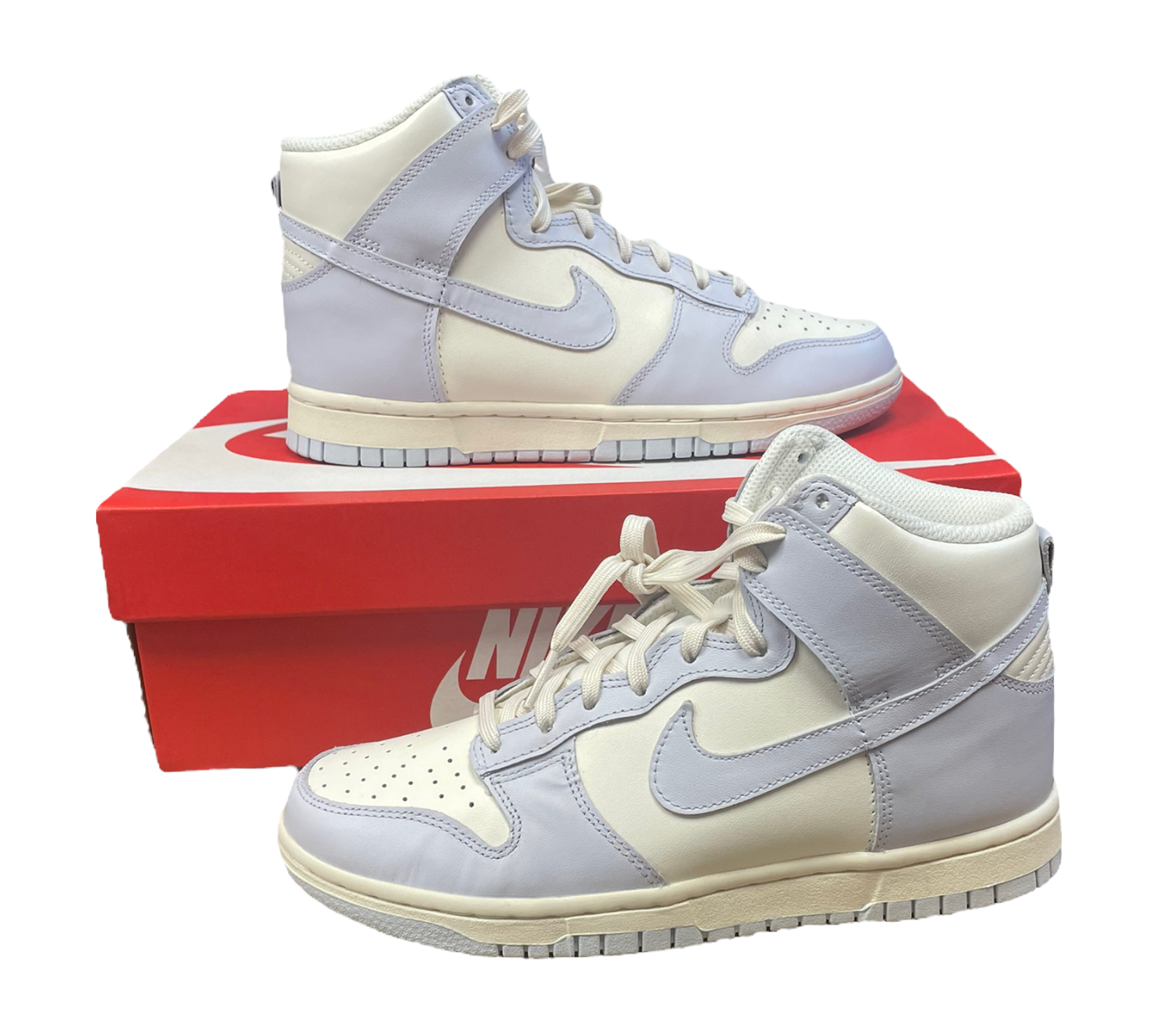 Nike - Nike Dunk High Sail Football Grey wmns - UK 4.5