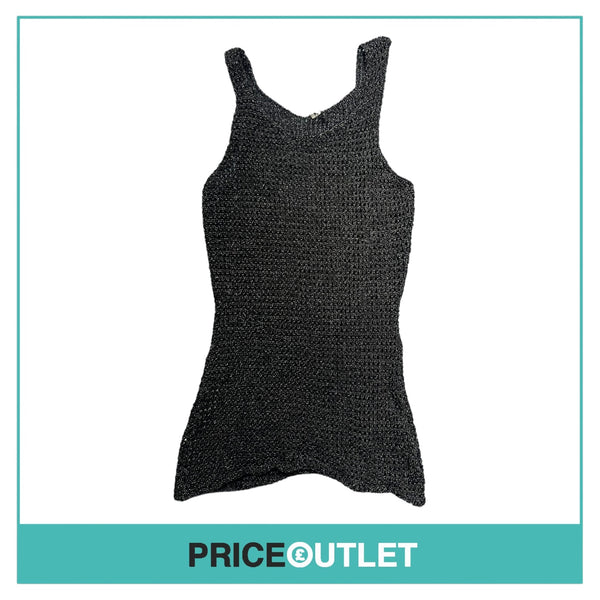 Craig Lawrence - Black Lace Vest Top - Size M - BRAND NEW WITH TAGS