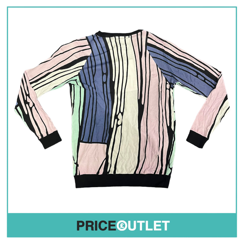 Sibling - Multi Pastel Stripe Jumper - Size S - BRAND NEW WITH TAGS