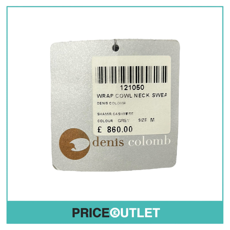 Denis Colomb - Grey Cashmere Jumper - Size M - BRAND NEW WITH TAGS