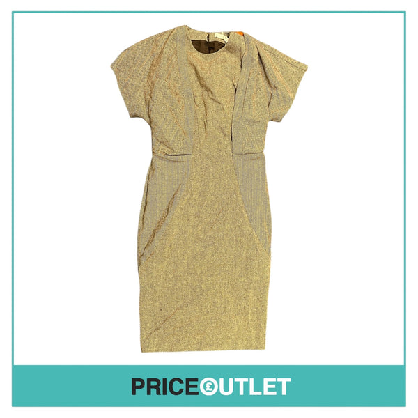 Givenchy - Brown Dress with Orange Lining - Size 38 - BRAND NEW WITH TAGS