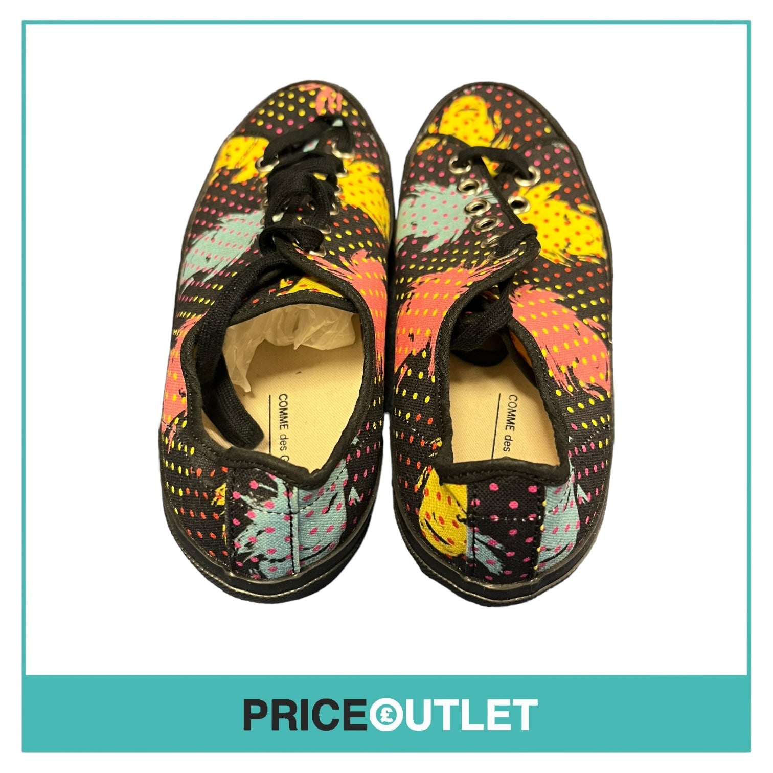 Comme des Garçons - Multicoloured Print Trainers - Size 23.5 - BRAND NEW