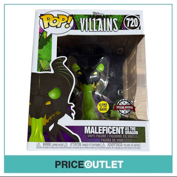 Funko - Disney Villains Maleficient as the Dragon #720 (Slightly Damaged)