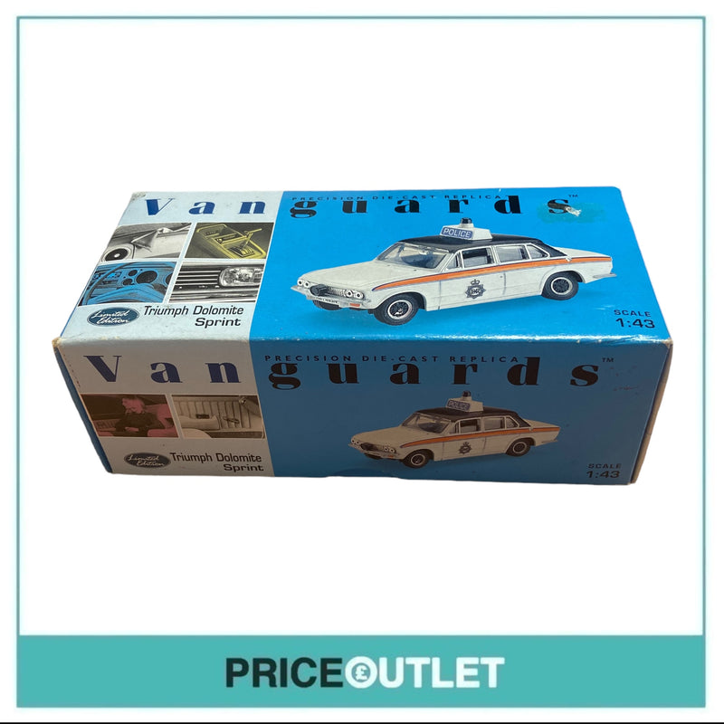 Vanguards - Metropolitan Police Triumph Dolomite Sprint Die-Cast Replica - Damaged Box