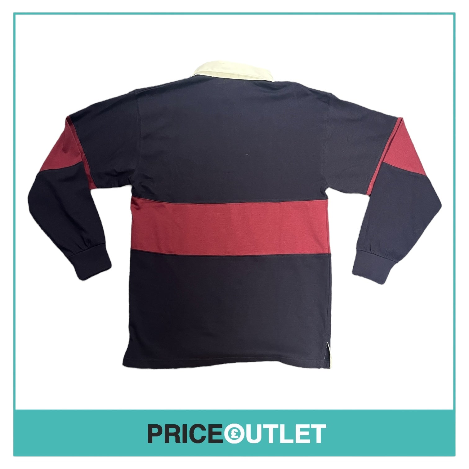 Manors Golf - Polo Shirt - Navy and Burgundy - Size L - BRAND NEW