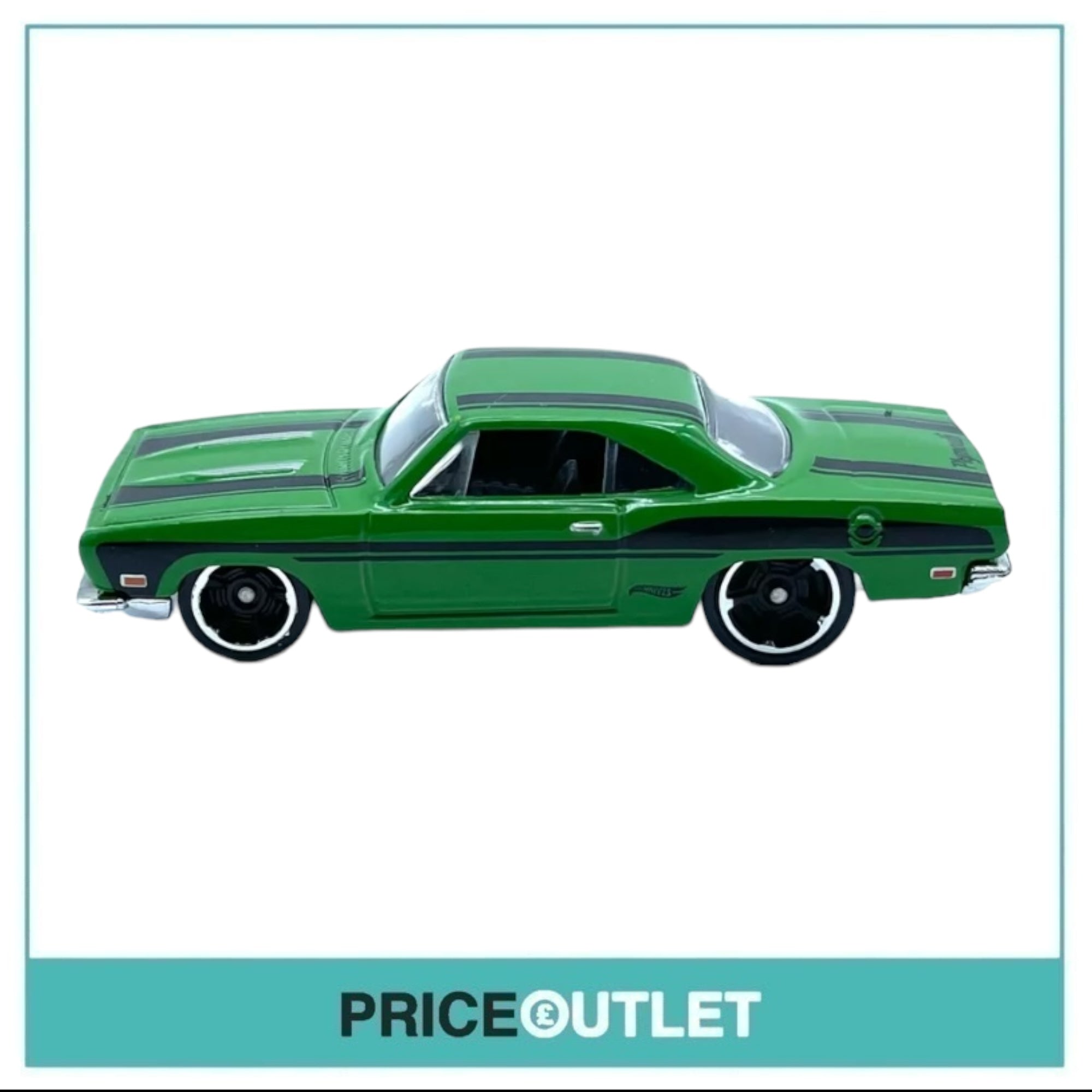 Hot Wheels Muscle Mania - '68 Plymouth Barracuda Formula S (Green) - Damaged Box