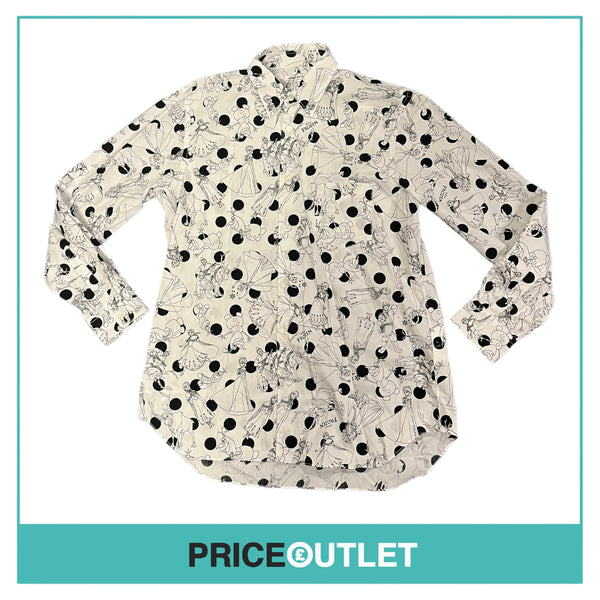 Comme des Garçons - Disneys Frozen Mens White Print Shirt - Size M - BRAND NEW WITH TAGS