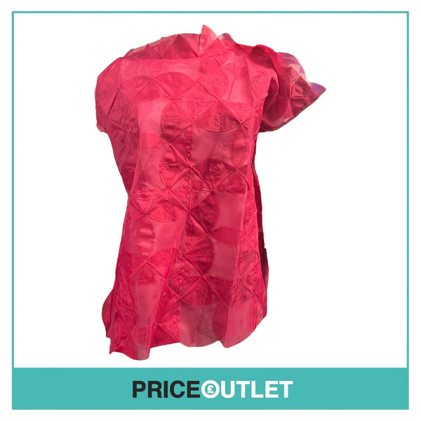 Comme des Garçons Junya Watanabe - Ladies Pink Structured Blouse - Size XS - BRAND NEW WITH TAGS