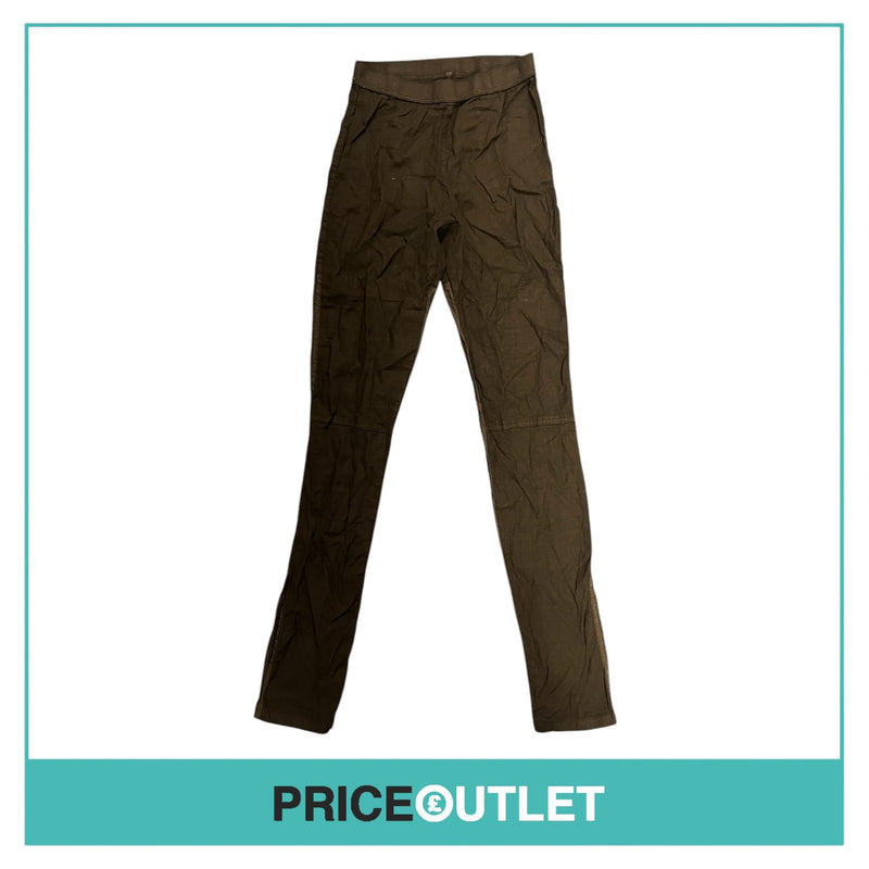 Silent Damir Doma - Black Linen Leggings - Size M - BRAND NEW WITH TAGS