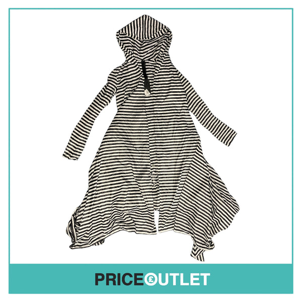 Gareth Pugh - Black and White Striped Coat - Size 40 - BRAND NEW WITH TAGS