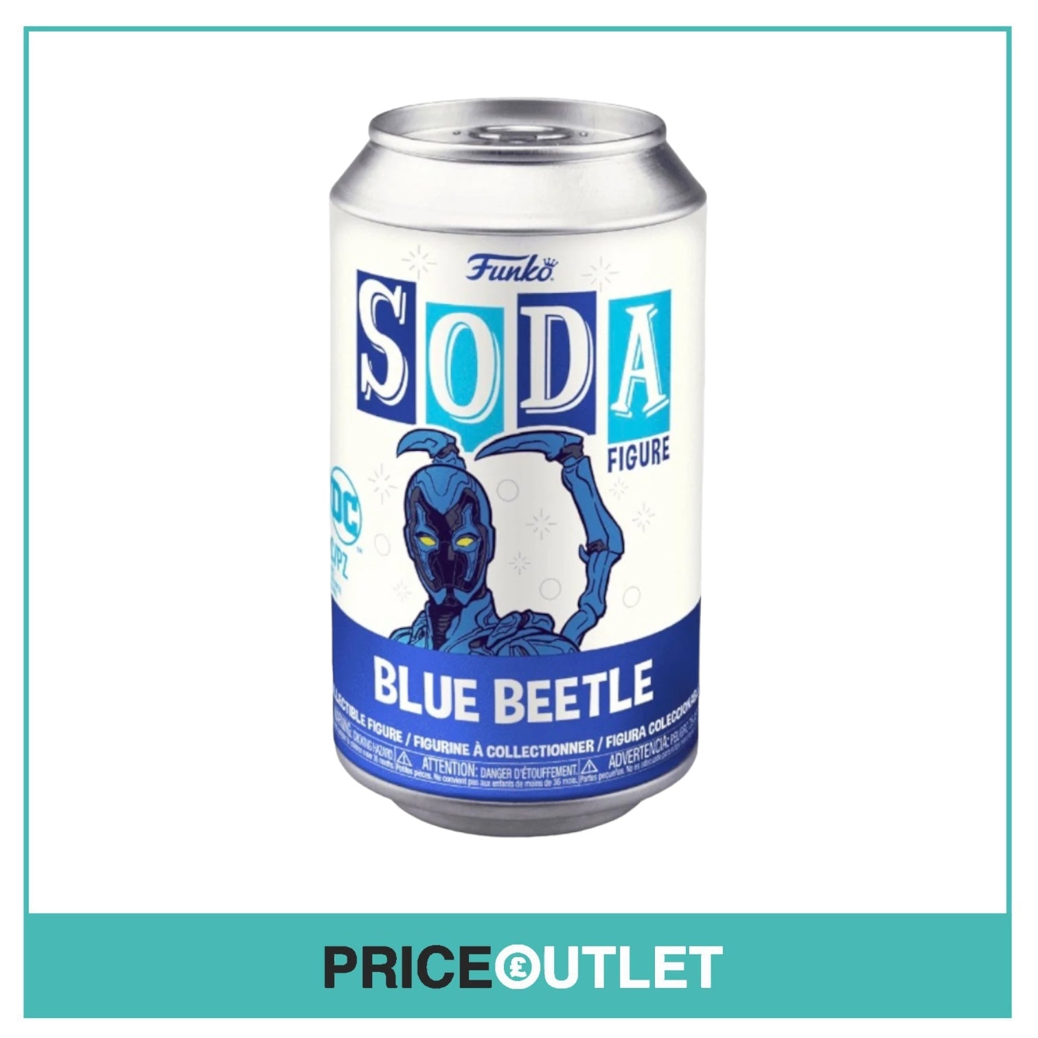 Blue Beetle - Funko Soda Vinyl Figure -Blue Beetle - Box of 6 - Brand New