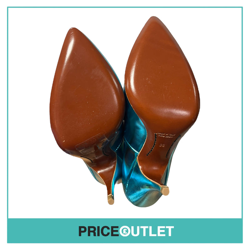 Jonathan Kelsey - Metallic Mint Heels - Size 36 - BRAND NEW WITH TAGS