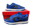 Nike - Nike Dunk Low Retro Black Hyper Cobalt 2021 - UK 6