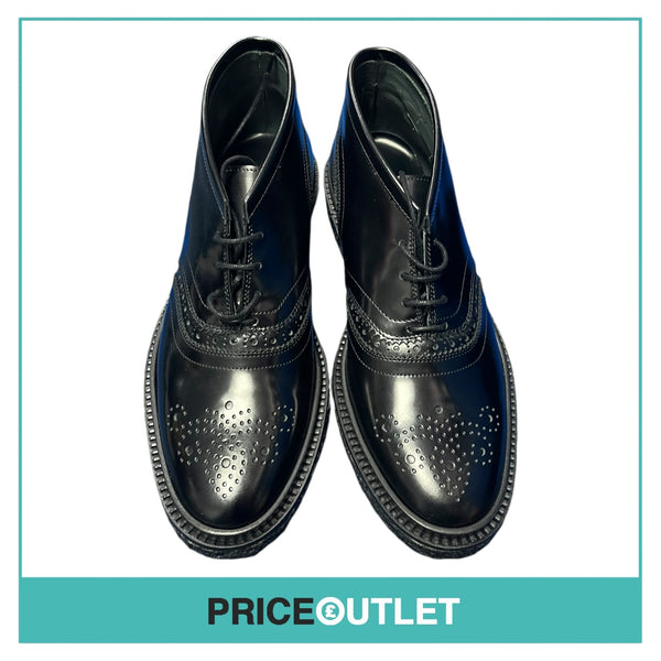 Adieu - Black Brogue Ankle Boots - Size 40 - BRAND NEW WITH TAGS