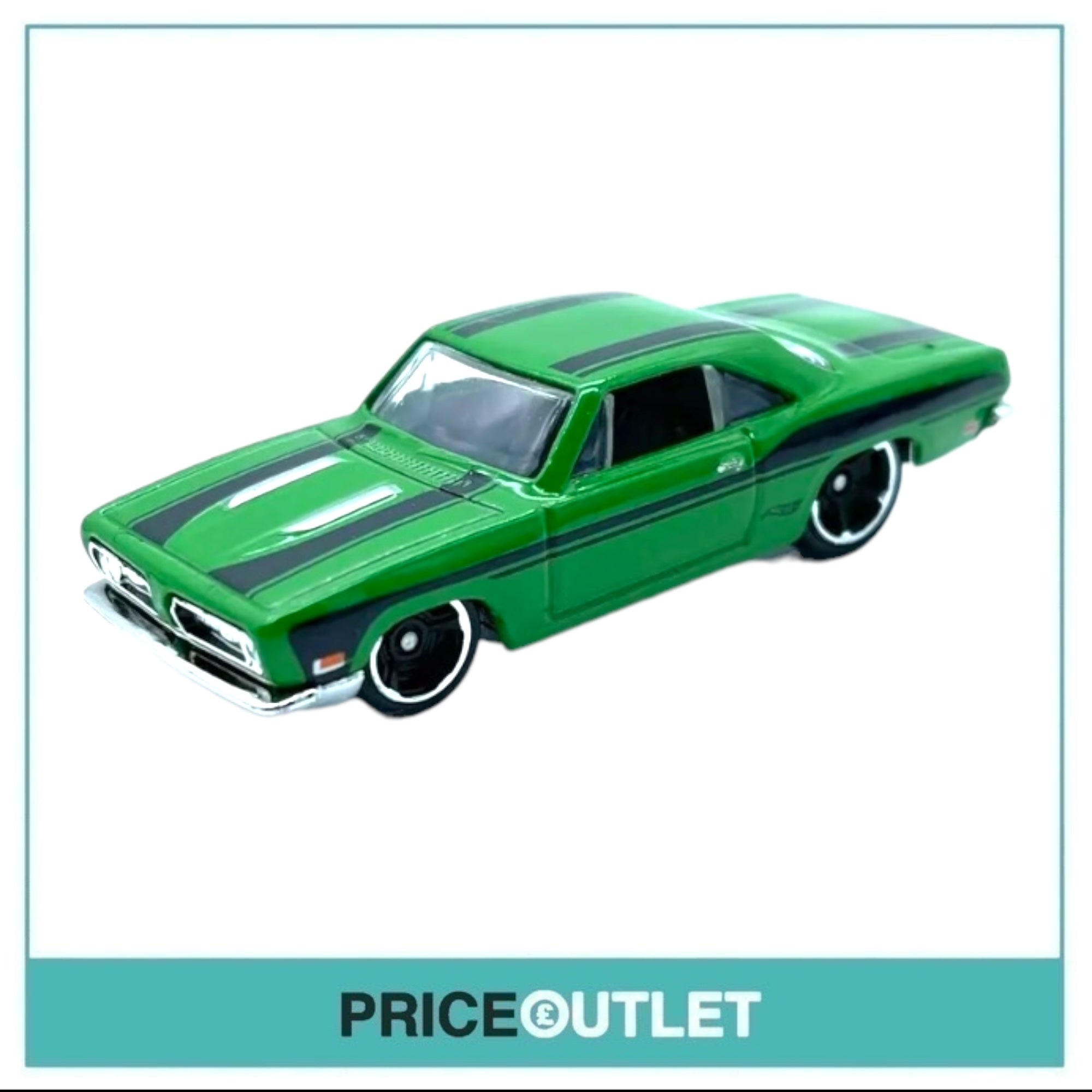 Hot Wheels Muscle Mania - '68 Plymouth Barracuda Formula S (Green) - Damaged Box