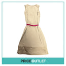 Kinder Agguguni - Grey Dress with Pink Tie Belt - Size 40 - BRAND NEW WITH TAGS