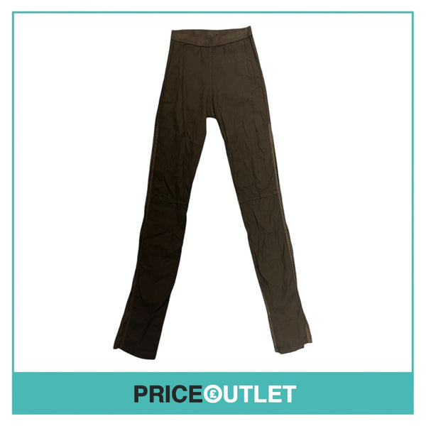 Damir Doma Silent - Black Mixed Fabric Leggings - Size S - BRAND NEW WITH TAGS