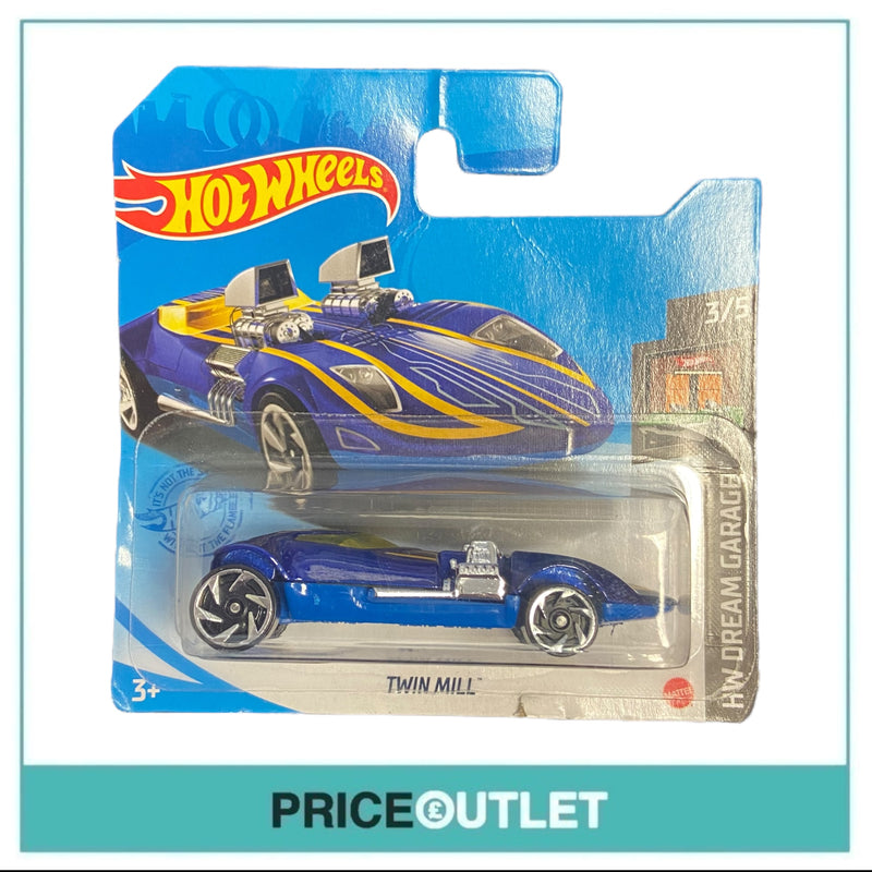 Hot Wheels Dream Garage - Twin Mill (Blue) - Damaged Box
