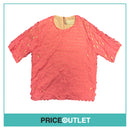 JJS LEE - Pink Laser Cut Top - Size 8 - BRAND NEW WITH TAGS