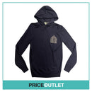 Comme des Garçons - Crystal Journey Mens Navy Knit Hoodie with DSM Embellishment - Size M - BRAND NEW WITH TAGS