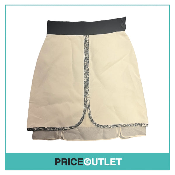 Giambattista Valli - Black and White Double Layered Skirt - Size M - BRAND NEW WITH TAGS